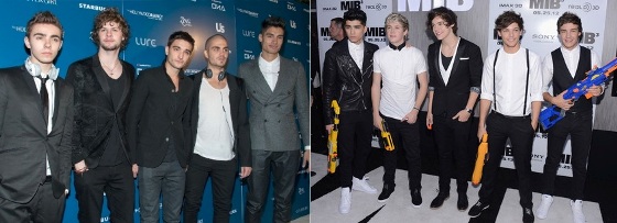 The Wanted, One Direction The Wanted, One Direction
